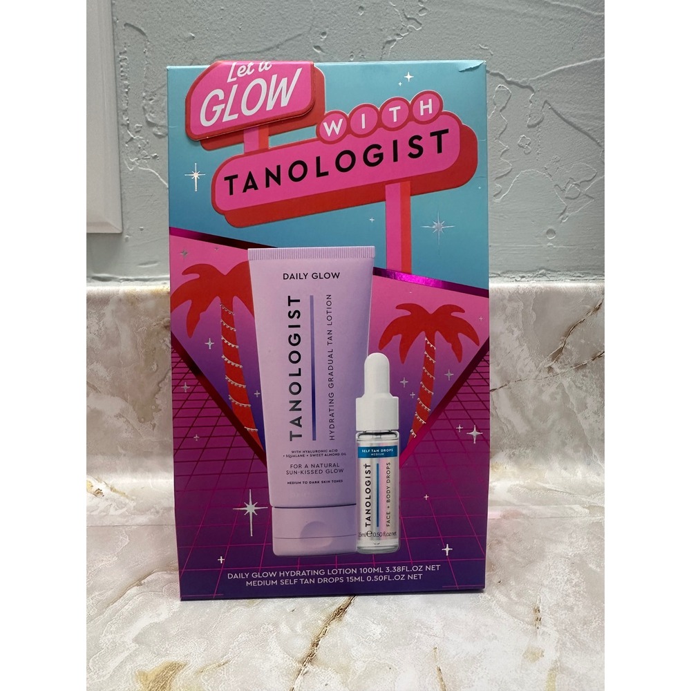 Tanologist Let it Glow Daily Glow Hydrating Lotion & Self‎ Tan Drops Gift Set